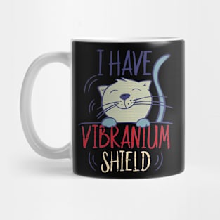 Retro I Have Vibranium Shield Cute Cat Vibrating Mug